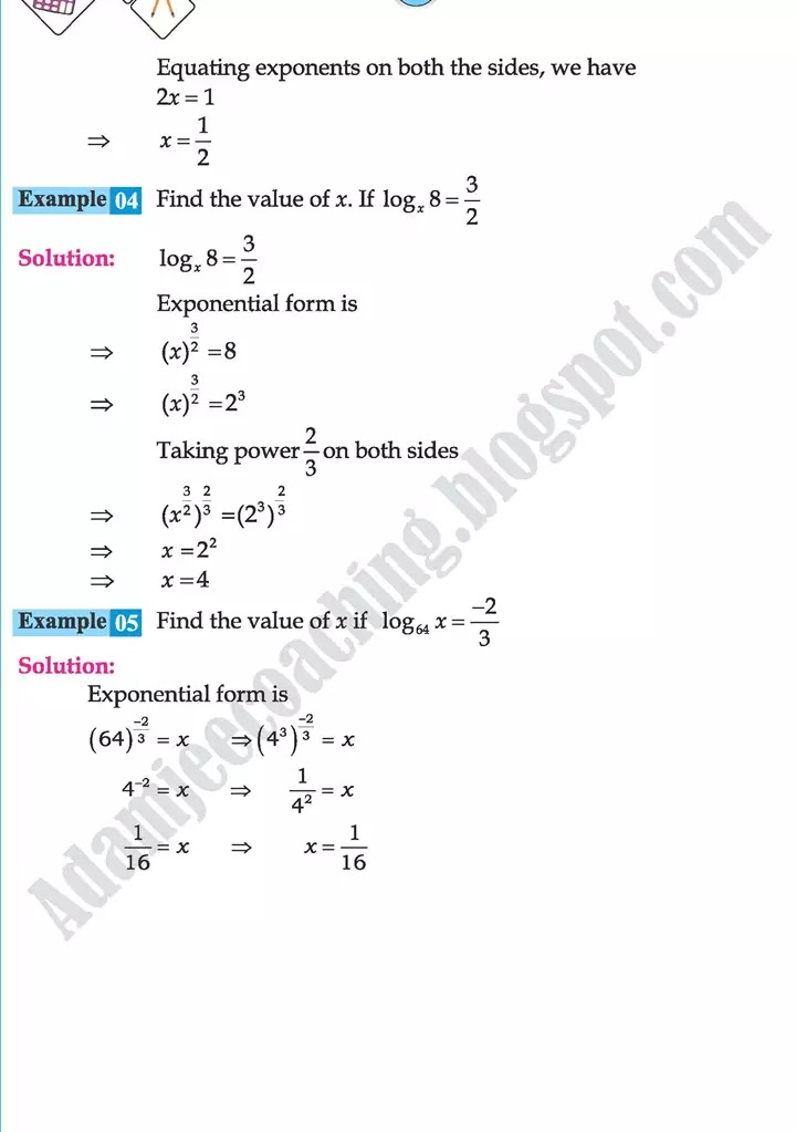 logarithms-mathematics-class-9th-text-book