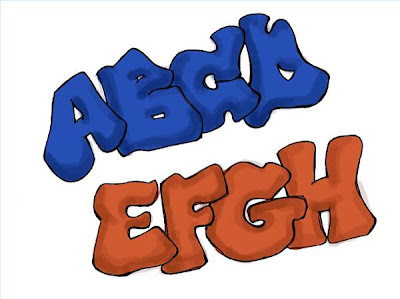 graffiti letters,graffiti alphabet 