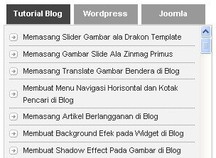 Membuat Tab View Menu di Blogspot