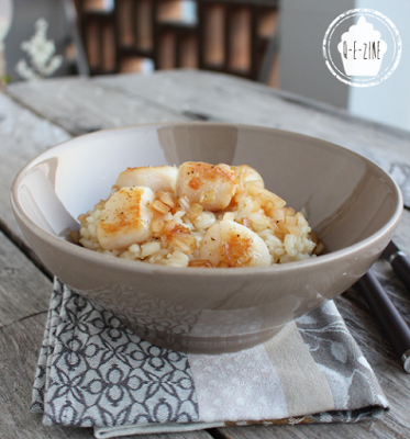 risotto aux noix de saint jacques