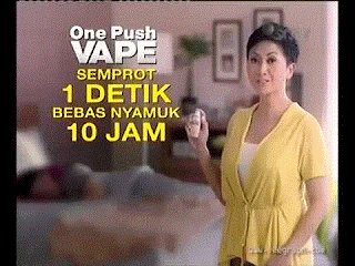 Iklan si kecil imut One Push VAPE 