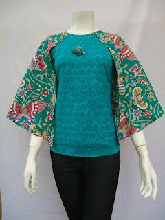 Blus Batik Model Cape Terbaru