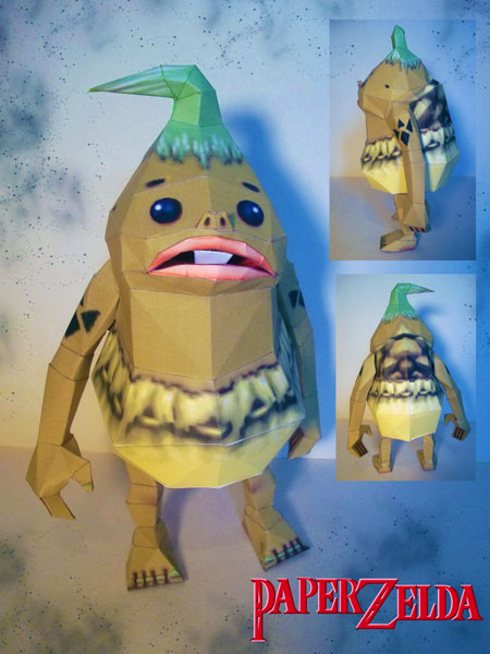 Goron Elder Son Papercraft