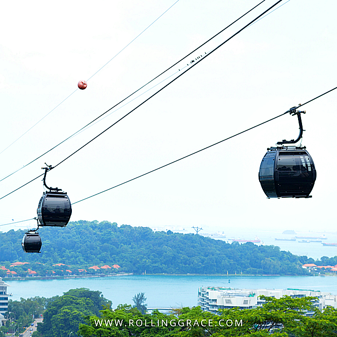 Singapore Cable Car sentosa island
