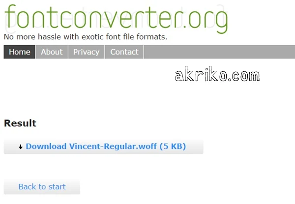 Cara Convert Font Secara Online