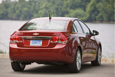 2011 Chevrolet Cruze Rear Angle View