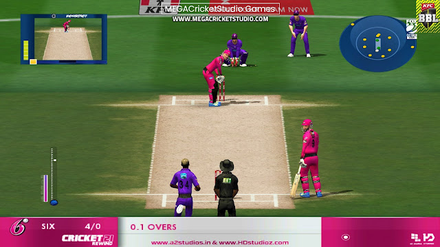 KFC BBL 2021 Patch free download for EA Cricket 07