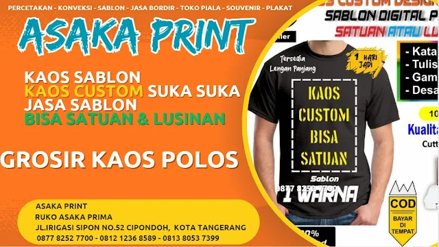asaka sablon,sablon cipondoh,jasa sablon kaos cipondoh,sablon kaos murah cipondoh,jasa sablon kaos terdekat cipondoh,sablon kaos,ares sablon cipondoh,sablon,jasa sablon kaos,cara sablon kaos,vendor sablon kaos,sablon kaos terdekat,sablon kaos tangerang,digital printing tangerang cipondoh,jasa sablon kaos tangerang,tempat sablon kaos tangerang,vendor kaos sablon tangerang,sablon kaos murah,sablon kaos manual,tempat sablon kaos,sablon kaos satuan