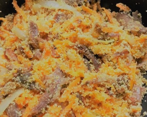 meat and carrot crumb recipe