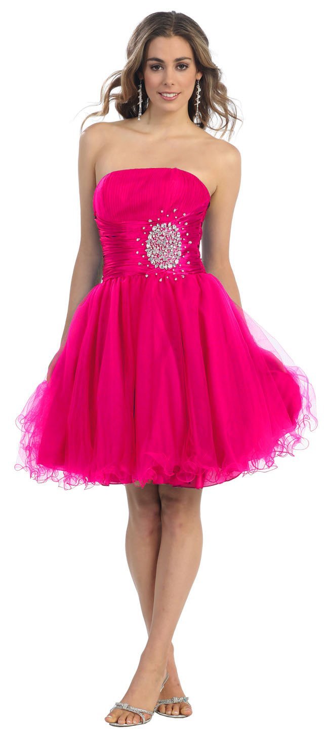 fuchsia tutu prom dresses for junior prom graduation party exciting ...