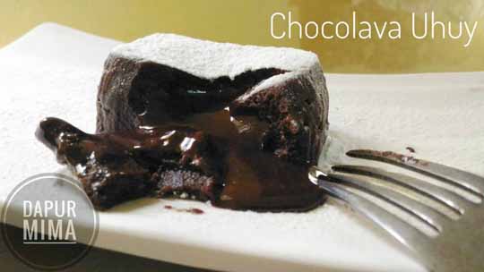 Resep Membuat Chocolava Cake Uhuuuy. Lumer dan Nyoklat Banget