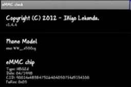 Cara Cek IC EMMC Smartfhone dengan Aplikasi