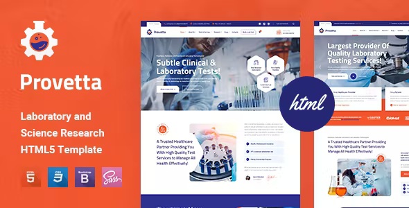 Best Laboratory & Science Research HTML5 Template