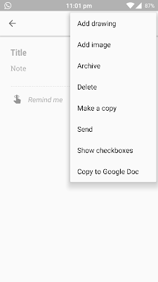 Google Keep - 5 Must have Android Apps