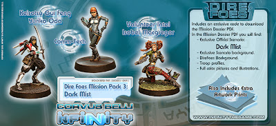 Wargames: review de Dire Foes Mission pack 3 Dark Mist [Infinity].