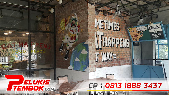 Desain Dinding Ruang Tamu, Desain Dinding Cafe, Desain Dinding Luar Rumah, Desain Dinding Cafe Unik, Desain Dinding Kreatif, Gambar Grafiti, Mural 3D, Pop Art, Trick Art, Lukisan Abstrak