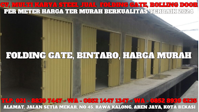 GAMBAR, DAFTAR, HARGA, FOLDING GATE, PER METER, MURAH, BINTARO, 2024