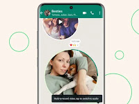 WhatsApp adds Telegram-style video messages.