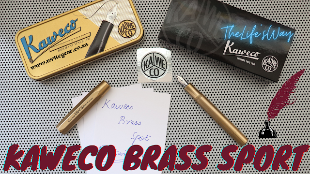 Kaweco Brass Sport Fountain Pen in Fine Nib @WriteGearSA @Kaweco_Germany #KawecoBrassSport