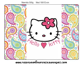 Hello Kitty Party Free Printable Labels.