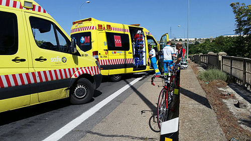 Ciclista atropellado en Aranjuez