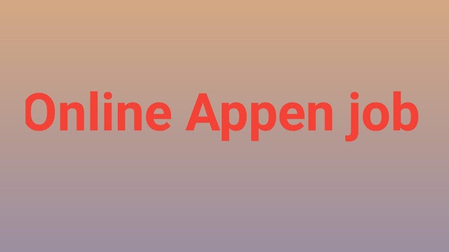 Online Appen job