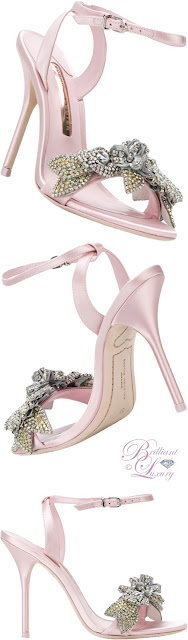 ♦Sophia Webster embellished detail sandals #pantone #shoes #pink #brilliantluxury