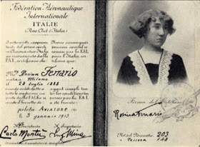 rosina ferrario aviazione brevetto caproni milano