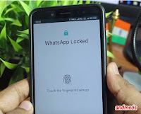 How to Lock Whatsapp with Fingerprint in Smartphone
