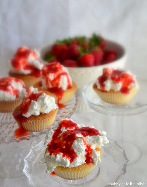 cupcakes fragole e panna