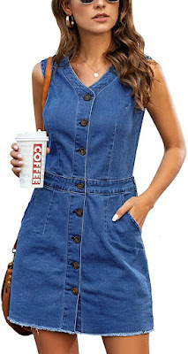 womens denim dress