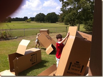 box fun while moving