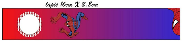 Spiderman Party, Free Printable  Labels.