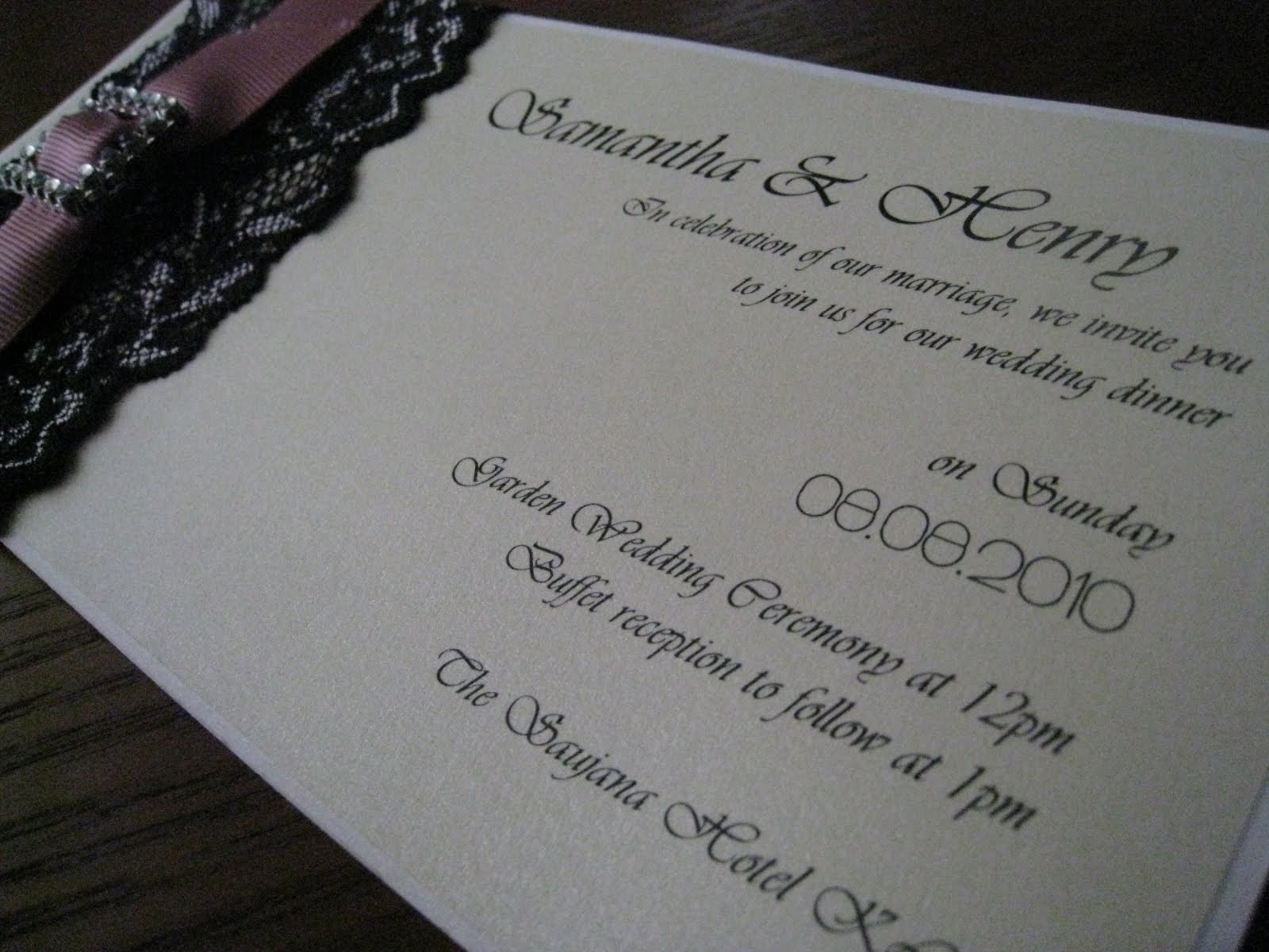 wedding invitation looks