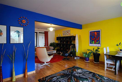 20 Kombinasi  Warna  Cat  Dinding Biru dan Warna  Lainya Enak 