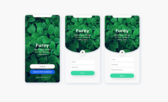 Create Login And Registration Form In HTML