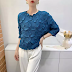 Miyake Style Pleated Tops for Women – 2024 Summer Loose Fit Embroidered Batwing T-Shirt