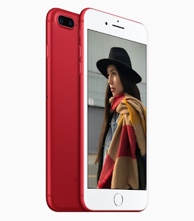 iphone 7 plus in red color