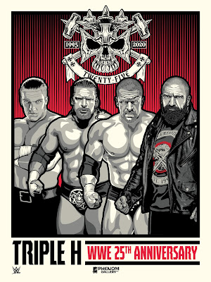 WWE Triple H 25th Anniversary Screen Print by Stolitron x Phenom Gallery