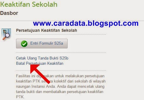 Cara Membatalkan S25a dan S25b Padamu Negeri  Informasi Pedia