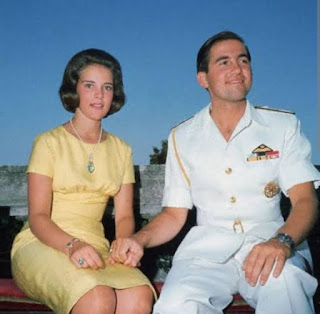 royal love story of King Constantine II and Queen Anne-Marie of Greece