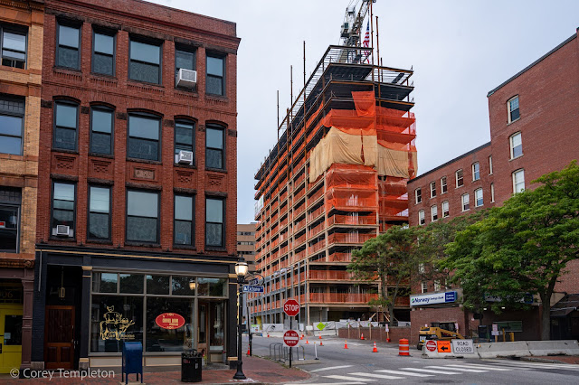 Portland, Maine September 2022 photo by Corey Templeton 201 Federal Street under construction