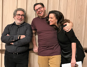 IN REVIEW: Opera Rara's bel canto team of (from left to right) conductor CARLO RIZZI, tenor MICHAEL SPYRES, and soprano JOYCE EL-KHOURY [Photo by Henry Little, © by Opera Rara]