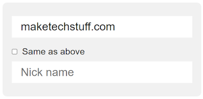 simultaneous input in input field