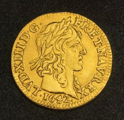 French Gold Coin Half Louis Demi-louis d'or