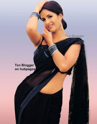 Katrina Kaif in Hot Saree Picture Collection