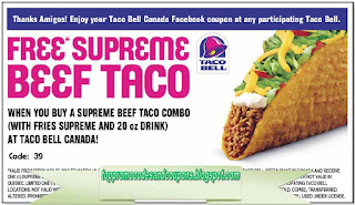 Free Printable Taco Bell Coupons