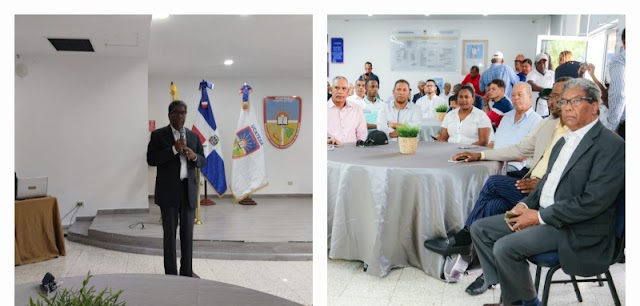 Pedro Peña Rubio, candidato a Diputado del PLD, por Barahona, expone en  diálogo organizado por UCATEBA.