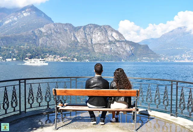 Paseo junto al lago de Bellagio, Lago di Como