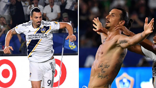 Zlatan Ibrahimovic gjorde hattrick för LA Galaxy mot Orlando